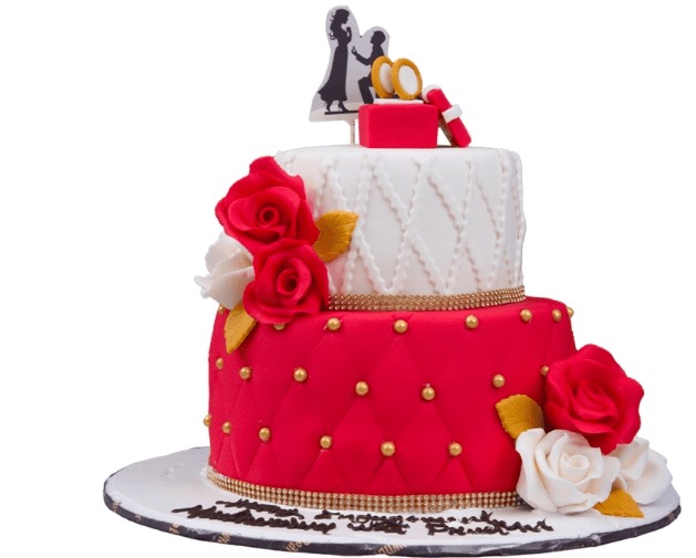 Engagement Cake|Wedding Cakes Online delivery Hyderabad|CakeSmash.in
