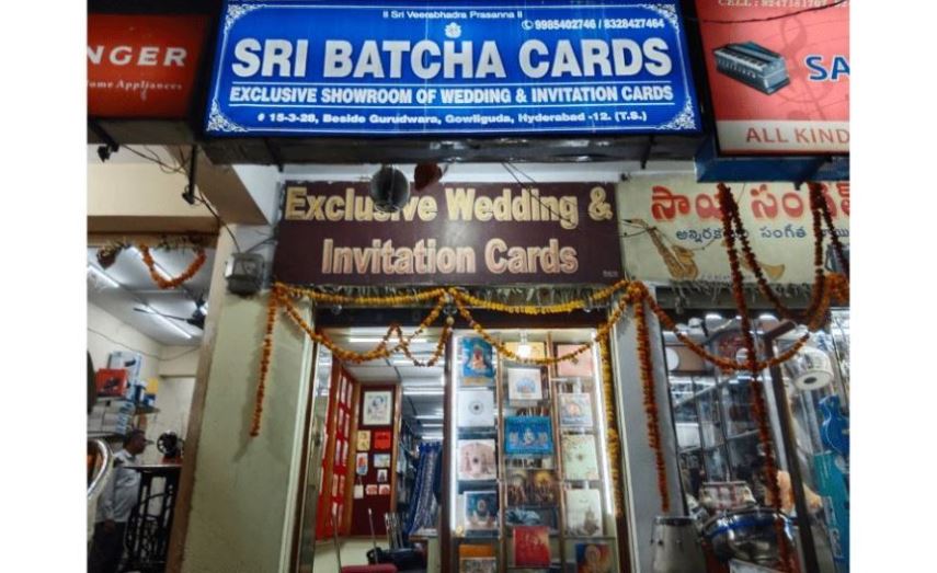 Batcha Cards  Exclusive Showroom For Wedding & Invitation Cards